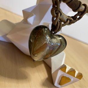 Unique Choker crafted with recycled materials.